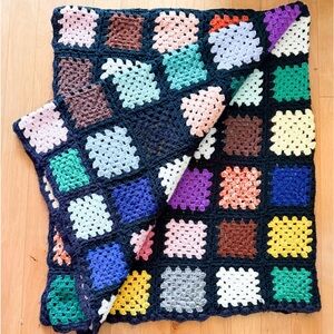 Granny Square Afghan Blanket